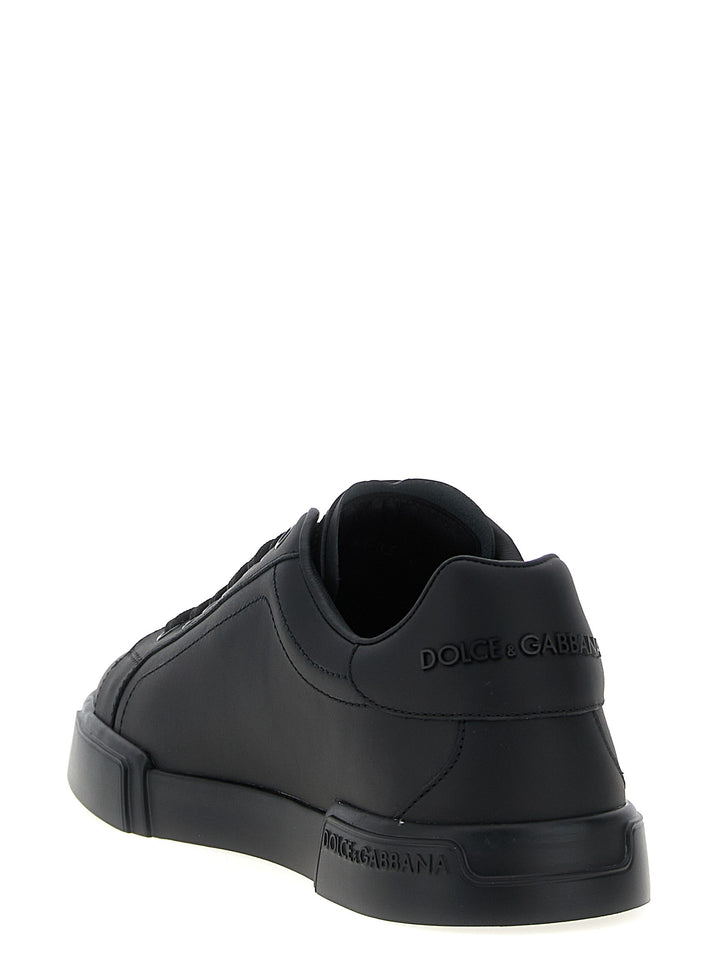 Dolce & Gabbana Portofino Sneakers - Black | a096adde16f20038607408219b249ee0e152957a