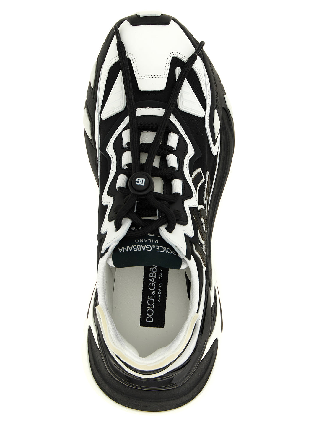 Dolce & Gabbana Daymaster Sneakers - White/Black | 099e1fffb409586734df5e5132c8b0856afe28f9