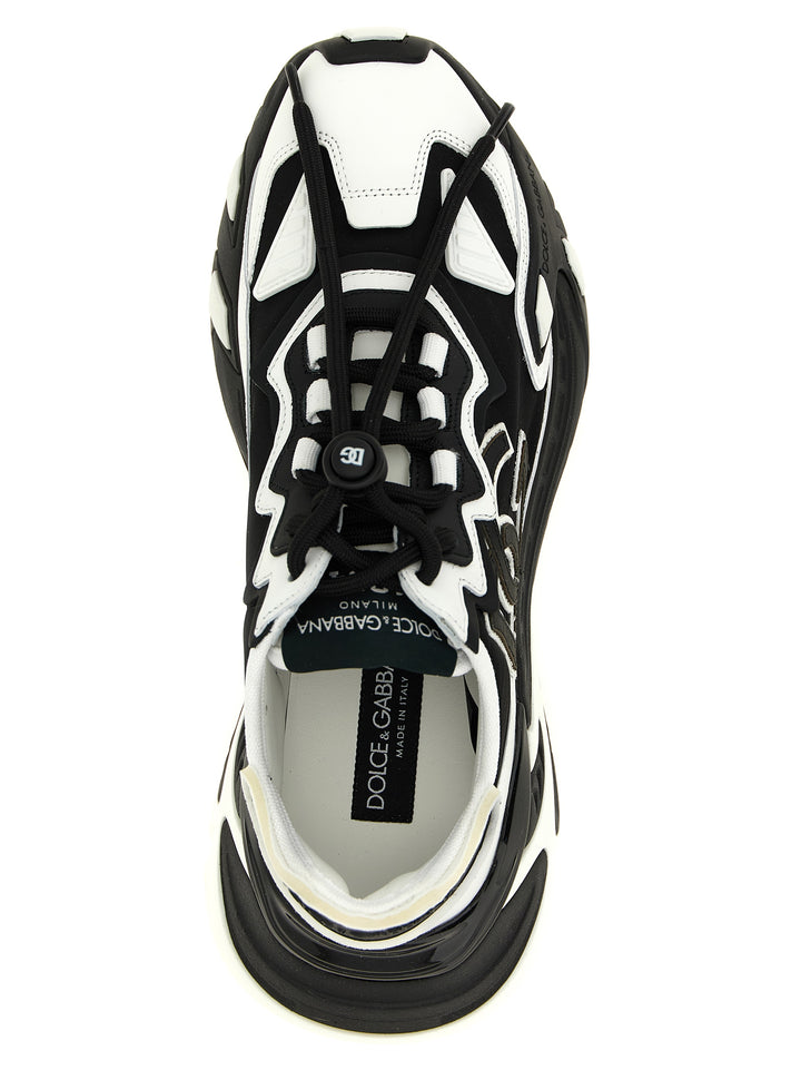 Dolce & Gabbana Daymaster Sneakers - White/Black | 099e1fffb409586734df5e5132c8b0856afe28f9