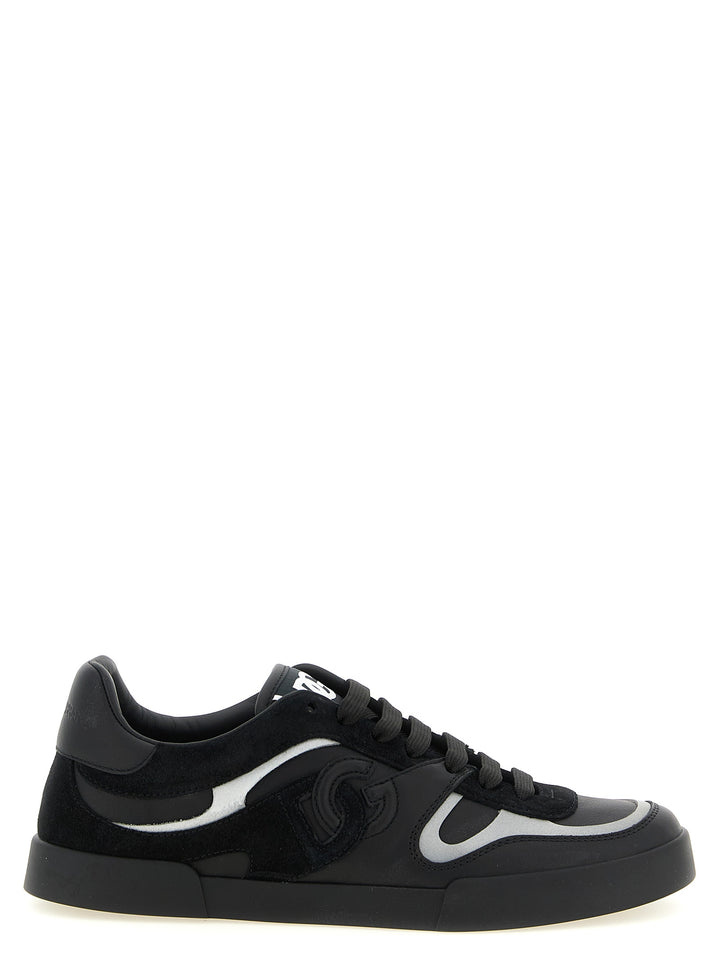 Dolce & Gabbana Portofino Sneakers - Black | f95dd0ed2bd9dde3083350abad045c65d3143b0a