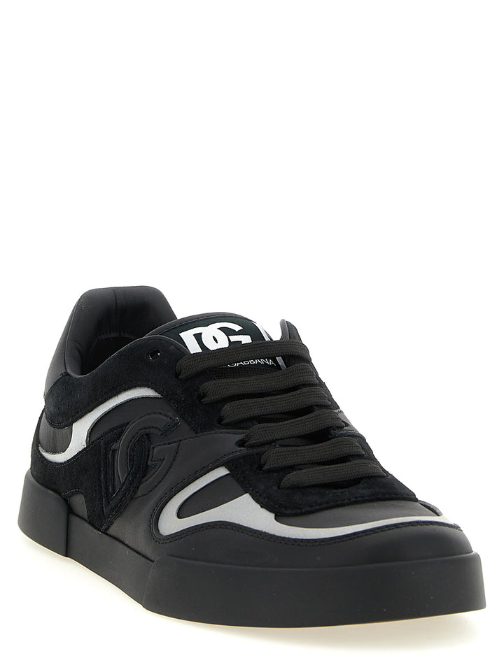 Dolce & Gabbana Portofino Sneakers - Black | 69d6d71c6926ba1fab8091264216b09fcf6a3827