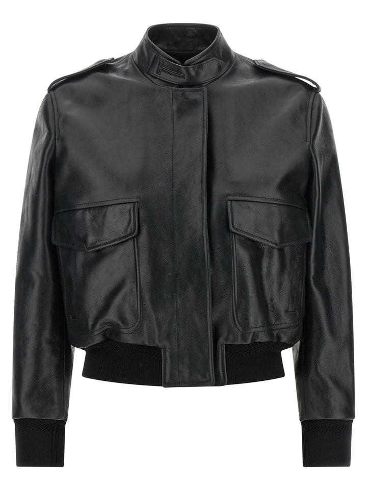 Tom Ford Aviator Puffer Jackets - Black | c105b3b7d1f30ea1bfd3b77b10aa42c33c0b6864