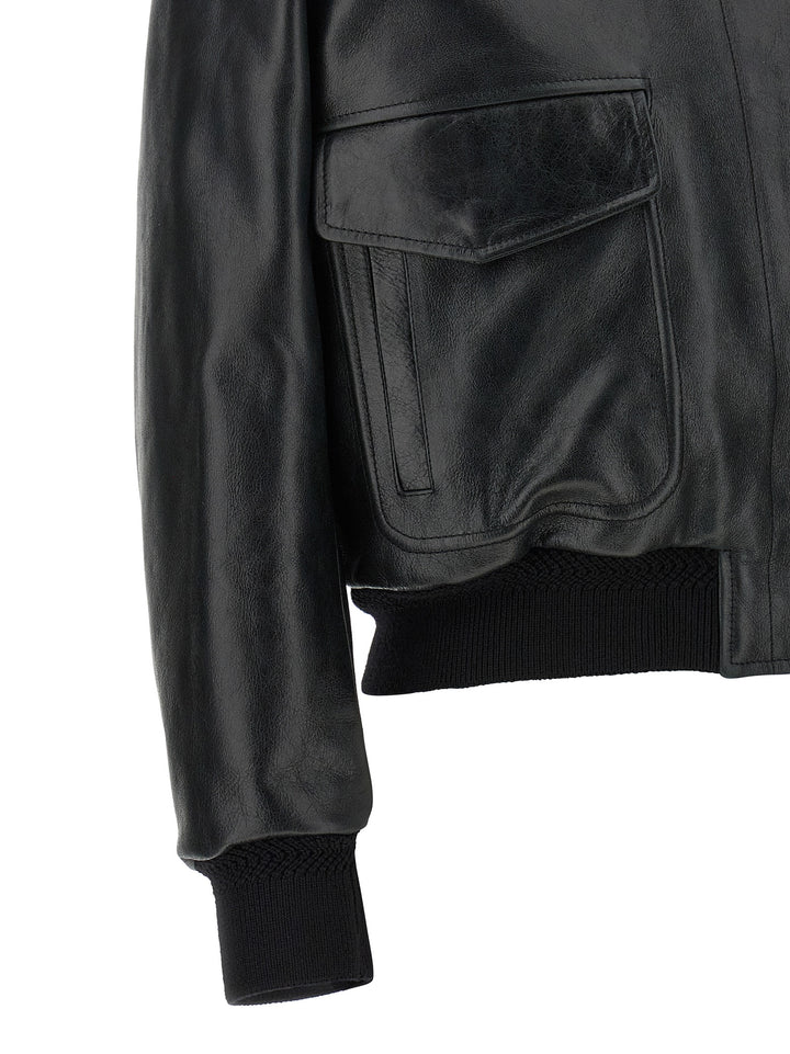 Tom Ford Aviator Puffer Jackets - Black | dad73e056765fd1b1f43eda9fa5439837330714e