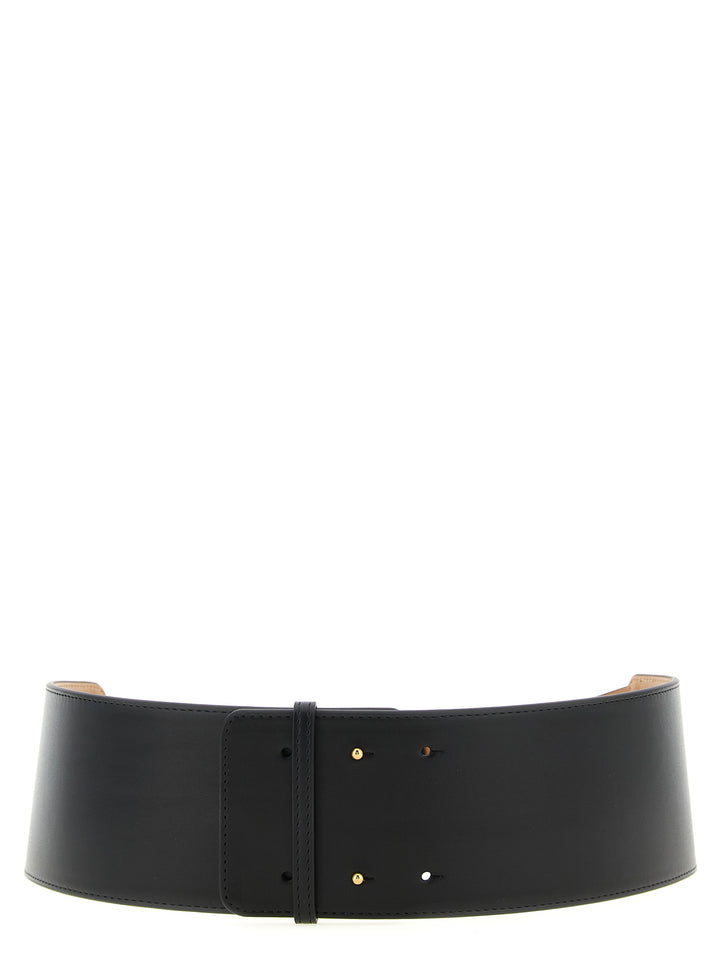 Elisabetta Franchi Elastic Belt Belts - Black | 34c62c52170676e36aa25be4a127214c2a363549