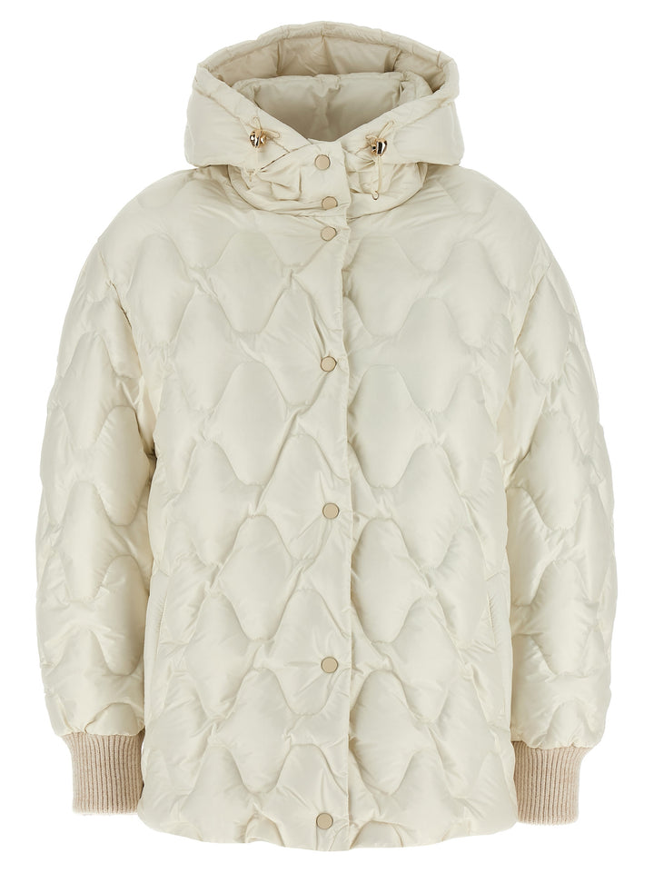 Fabiana Filippi Hooded Down Jacket Puffer Jackets - White | 28ee1338dfe97a7d445866453c0c65a6b9cac0bc