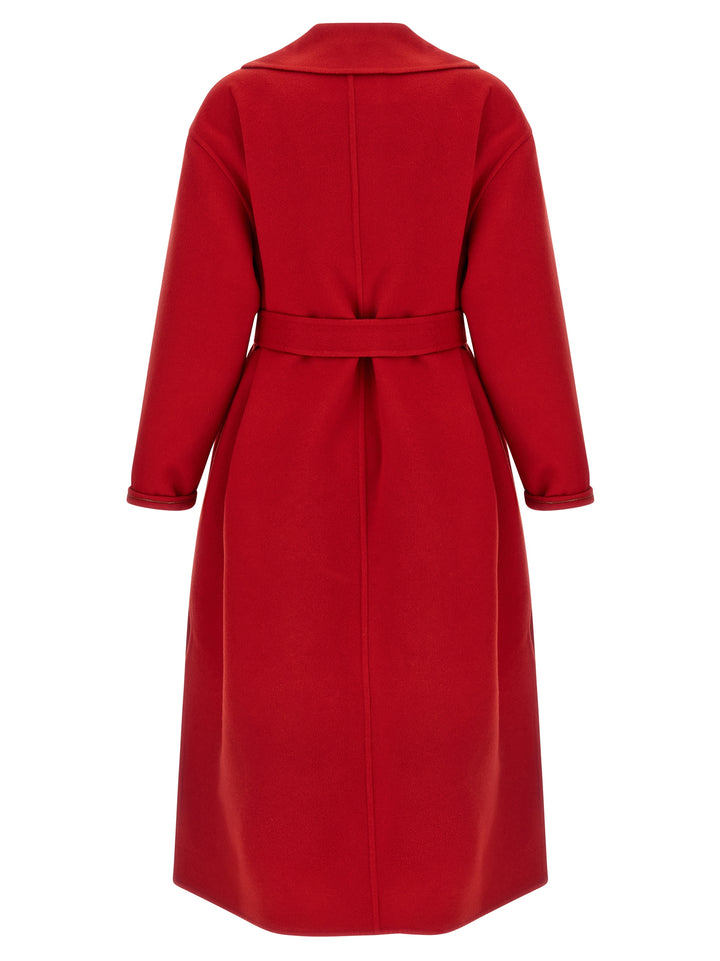 Fabiana Filippi Cashmere Wool Coat Coats and Trench Coats - Red | 28cc4d7493a68c951ba0d4af61449ea91dd65e7b