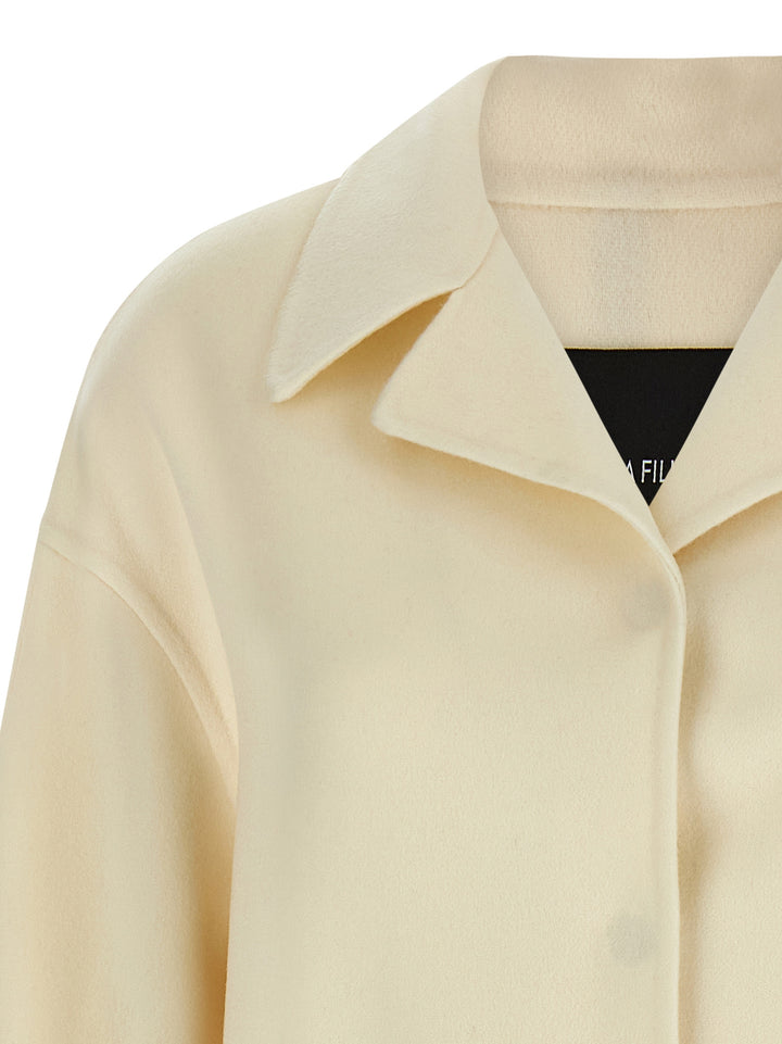 Fabiana Filippi Cashmere Coat Coats and Trench Coats - White | 70a9303bbb2100a0c123bd973c3c5d6d0924f18c
