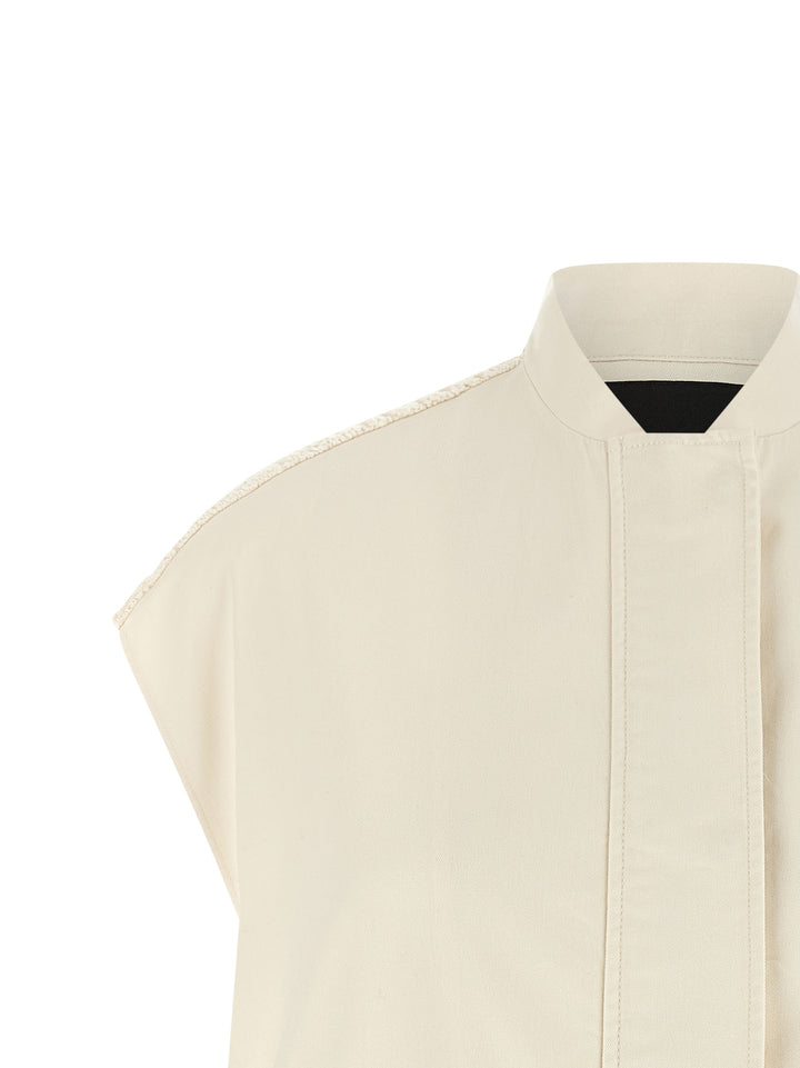 Fabiana Filippi Crochet Vest Gilet - Beige | 827984bae78b889809d17f5af436c70bbc3ec044