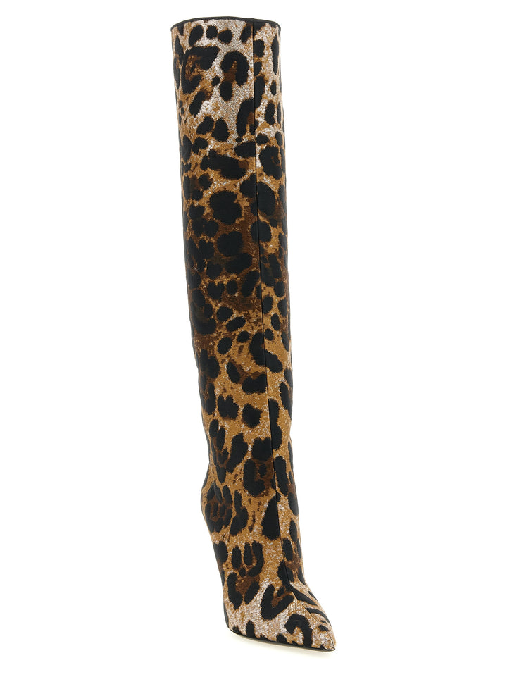Dolce & Gabbana Leo Jacquard Boots Boots and Ankle Boots - Multicolor | 51bfa31f4dcd9785390a5507933952afd2645a80