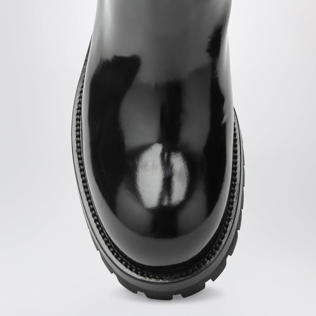 Dolce & Gabbana Bernini Black Suede Ankle Boots