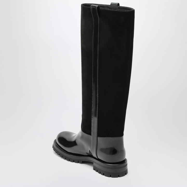 Dolce & Gabbana Bernini Black Suede Ankle Boots