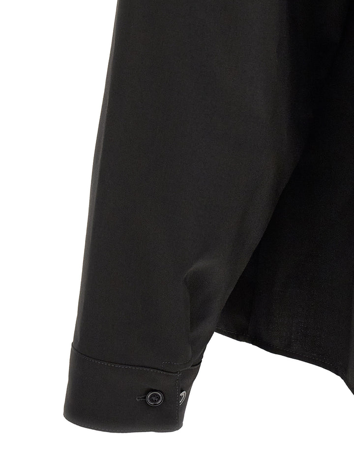 Marni Wool Shirt With Pocket Shirt and Blouse - Black | 90fc69d4267095a2577ecde3adf2f9615e43dd11