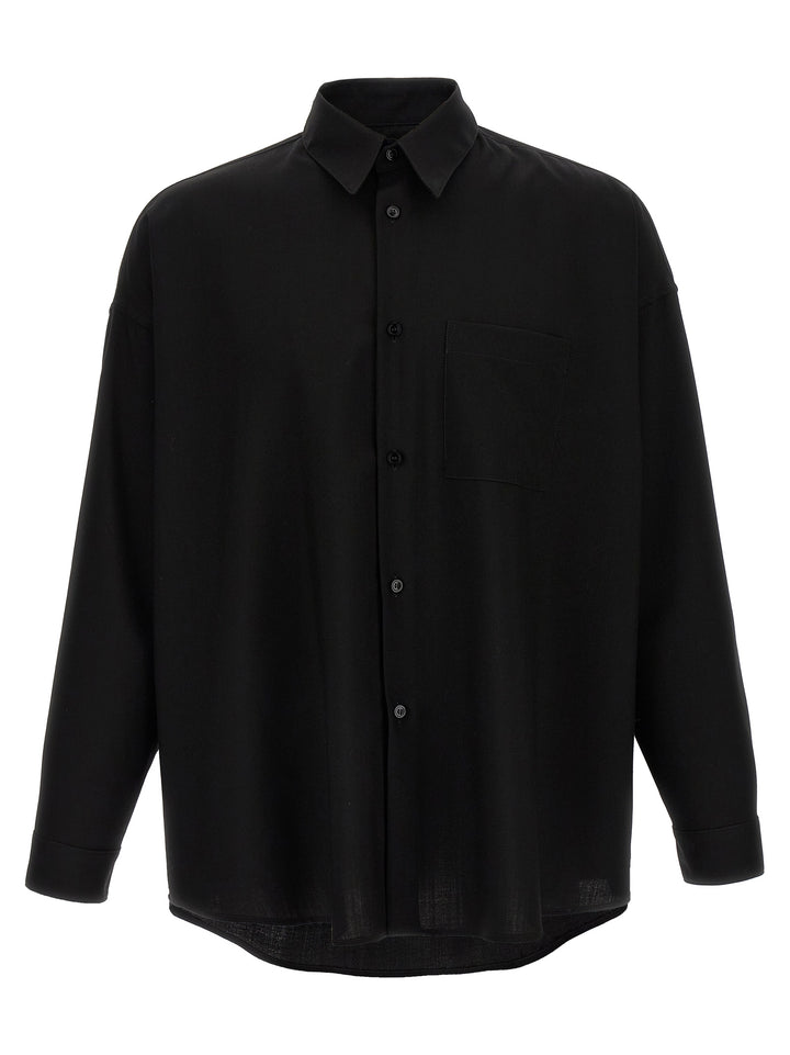 Marni Cool Wool Shirt Shirt and Blouse - Black | 6ef9e1748e981ad1c26d2c5d01be2c5461ff53a4