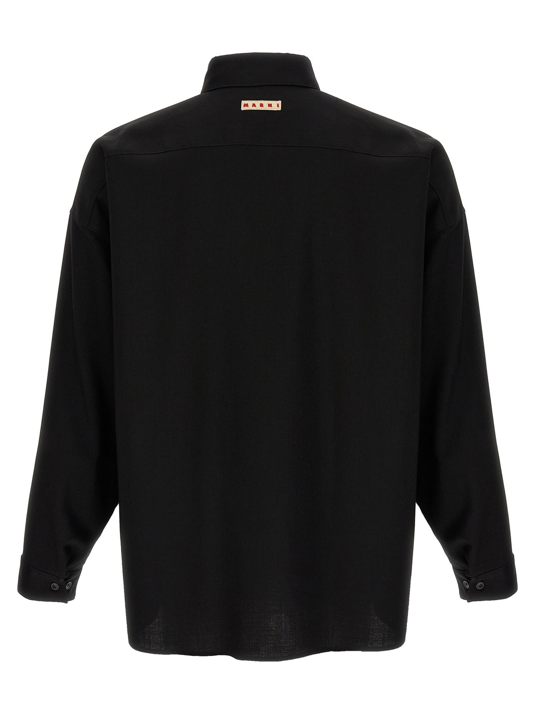 Marni Cool Wool Shirt Shirt and Blouse - Black | fc0980a29f9aa5e67206e3e240f6a35a31d3b375