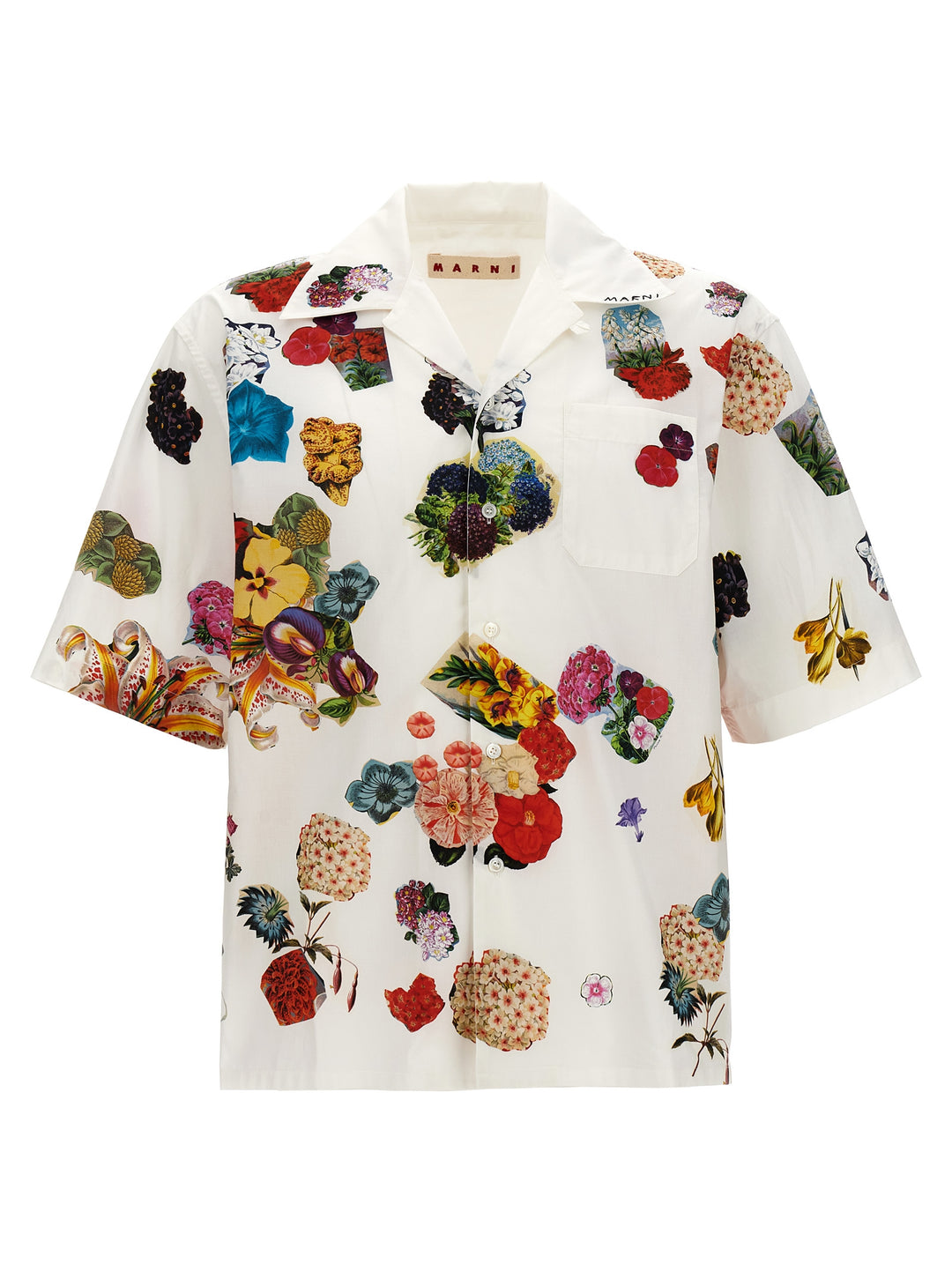 Flowers Collage Shirt, Blouse Multicolor