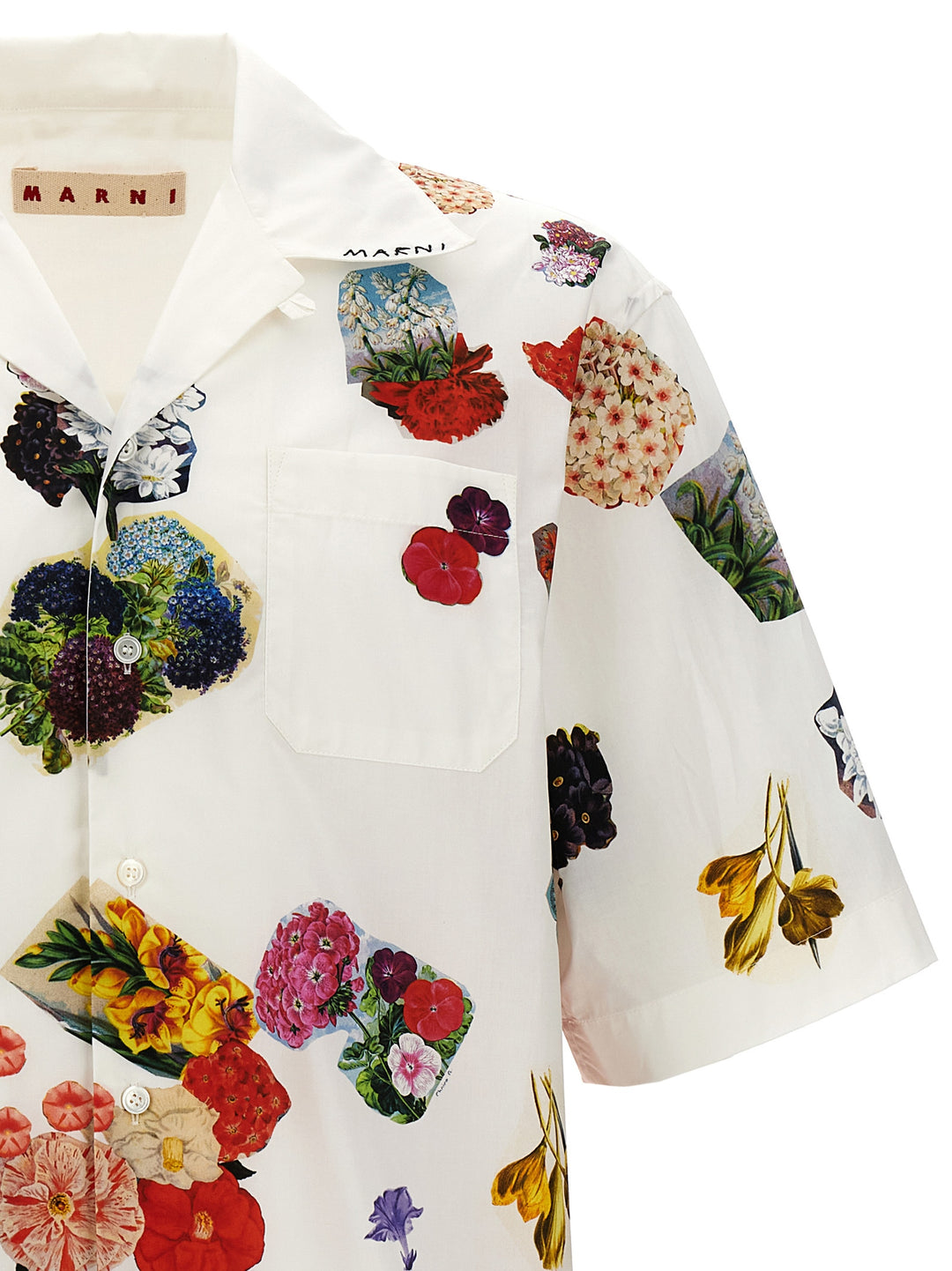 Flowers Collage Shirt, Blouse Multicolor