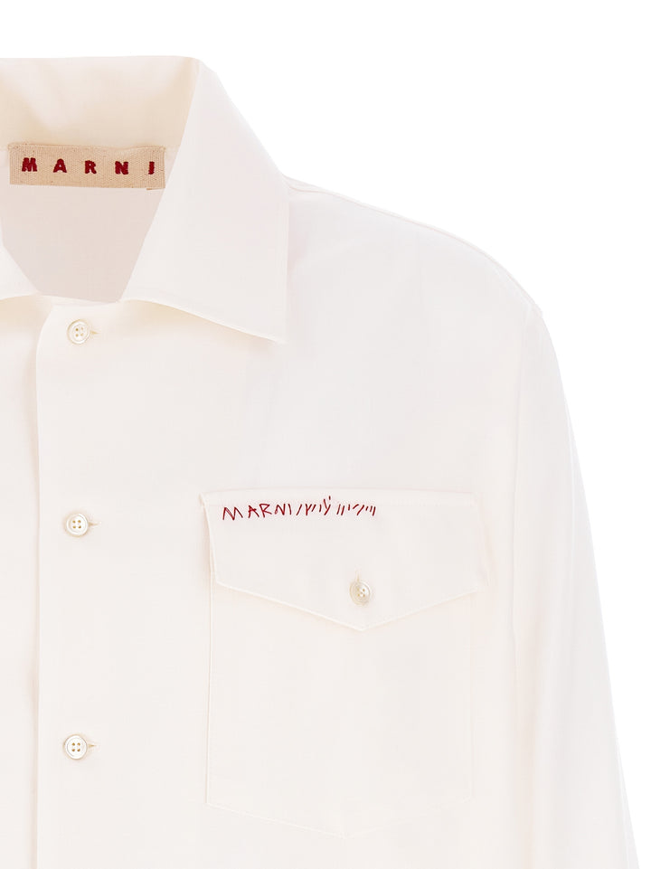 Marni Tropical Shirt and Blouse - White | 6d1ee34aa8d1fa4499c86981751e7da314136237