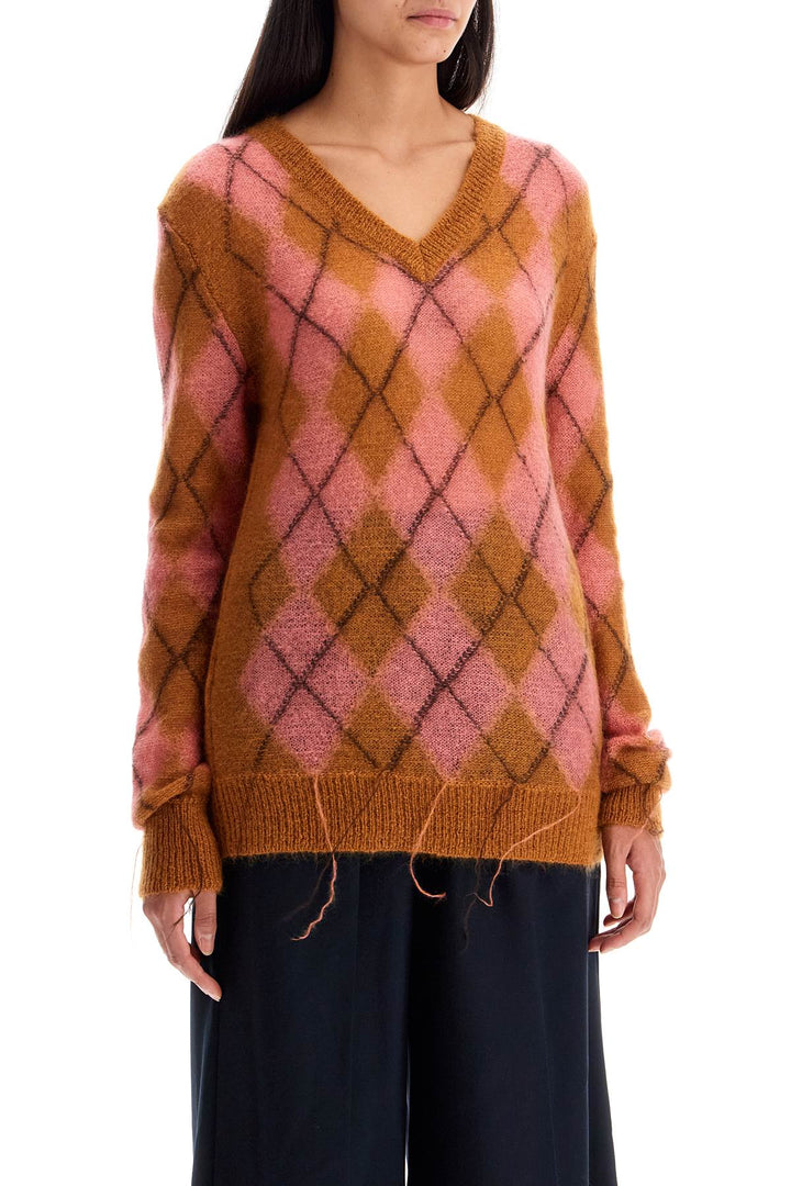 Distressed Mohair Pullover