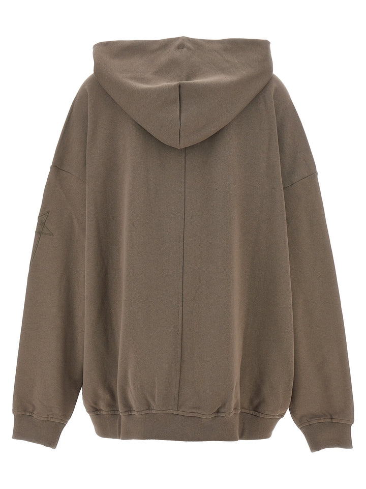 Rick Owens X Champion Hoodie Sweatshirt Gray