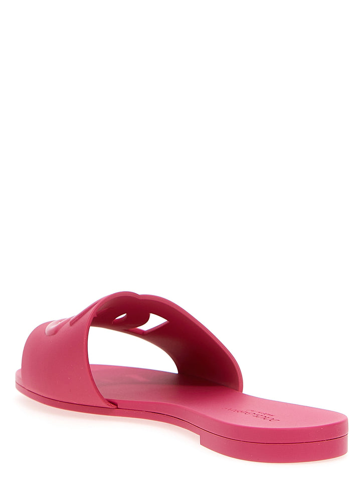 Dolce & Gabbana Bianca Sandals - Fuchsia | 7a269bfc3a5d61238221da3fbf7cebb767be26cc