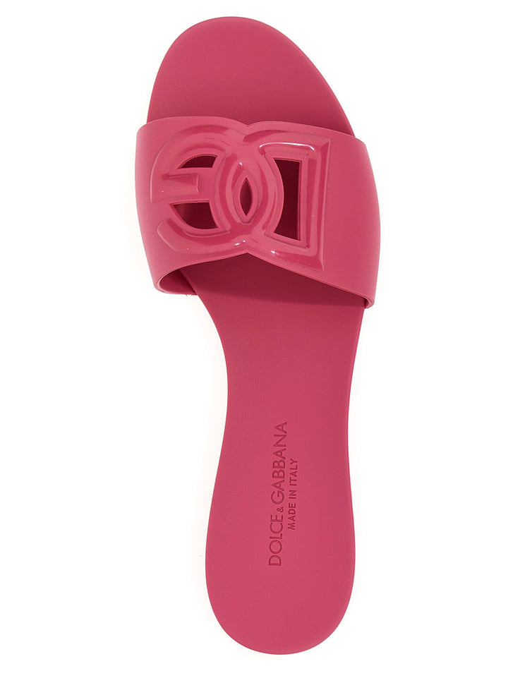 Dolce & Gabbana Bianca Sandals - Fuchsia | 367397cc76aedea7ac3ecac0c072bec07c71cbcf
