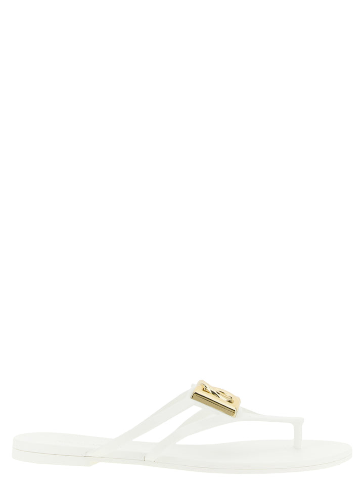 Dolce & Gabbana Beachwear Sandals - White | 6c9852e3007055b93d37ad94f2ebb13cd69995d9