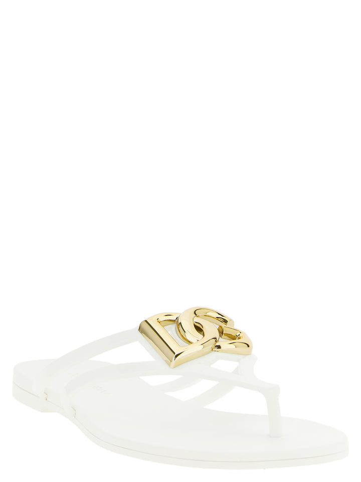 Dolce & Gabbana Beachwear Sandals - White | 868f546f598db2c11955584febb96d592df482fb