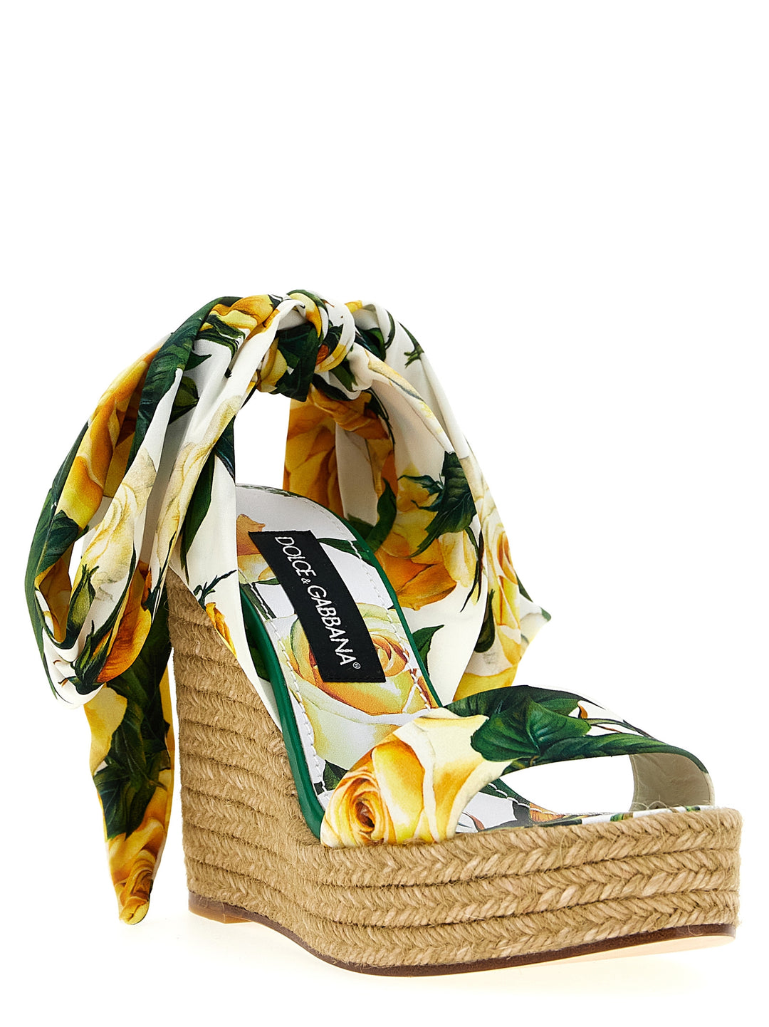 Floral Print Wedges Multicolor