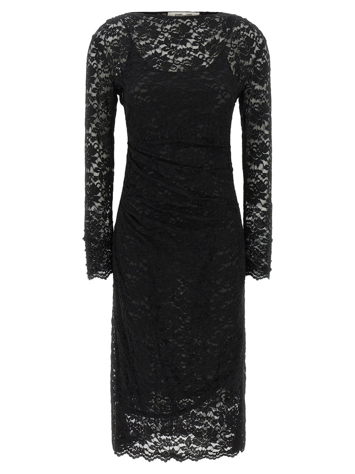 Diane Von Furstenberg Darrius Dresses - Black | 0c1146b2330eb5909dce0049592947b44baebb09