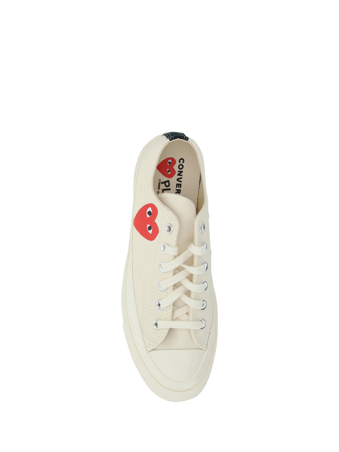 CONVERSE SMALL RED HEART LOW TOP