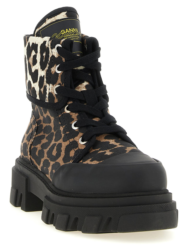 Ganni Denim Ankle Boots Boots and Ankle Boots - Multicolor | a3bfe1dd39229d893e0ccaba314609d0bcd003d5