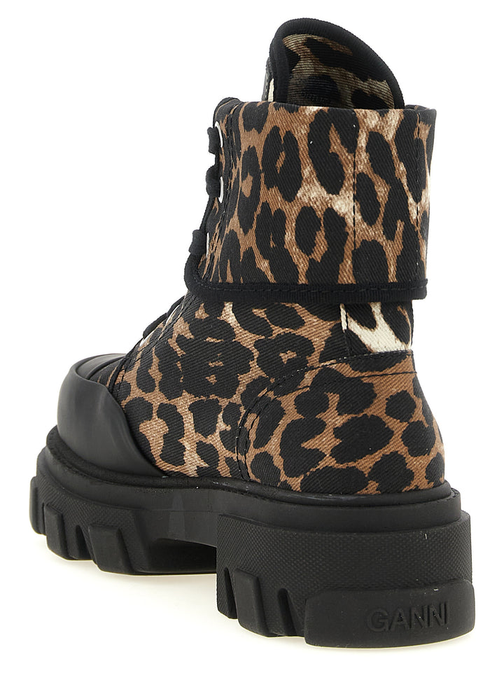 Ganni Denim Ankle Boots Boots and Ankle Boots - Multicolor | 4386321e451d7f878f05a979212275a4e87e4193