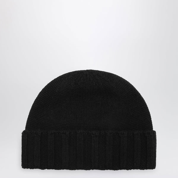 Black Cashmere Beanie