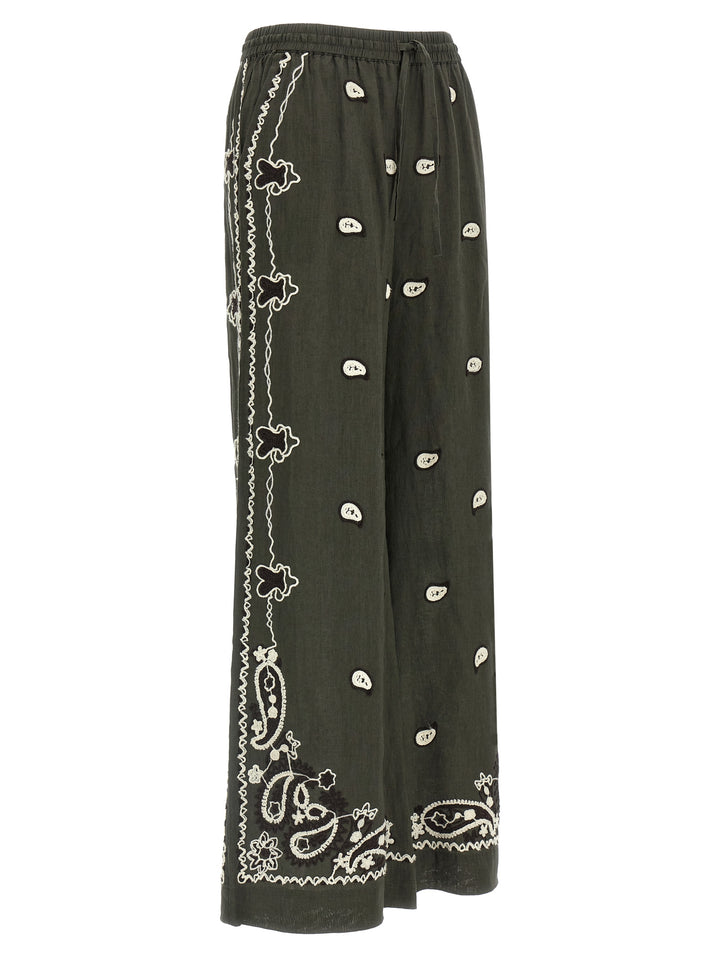 P.A.R.O.S.H. Beach26 Pants - Green | 63690a7f744e3f6e87faebd565539f4855422e6e