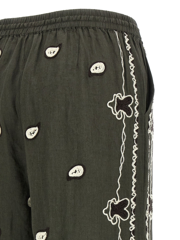 P.A.R.O.S.H. Beach26 Pants - Green | 4e6f6e6402feb90f9dd7ed36913bc971367a8fb2