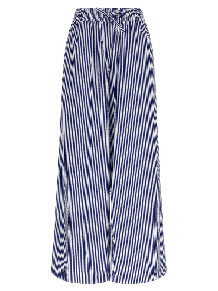 P.A.R.O.S.H. Cashine Pants - Blue | 439f84db2c896b35eccf5564d00cace394c0e516