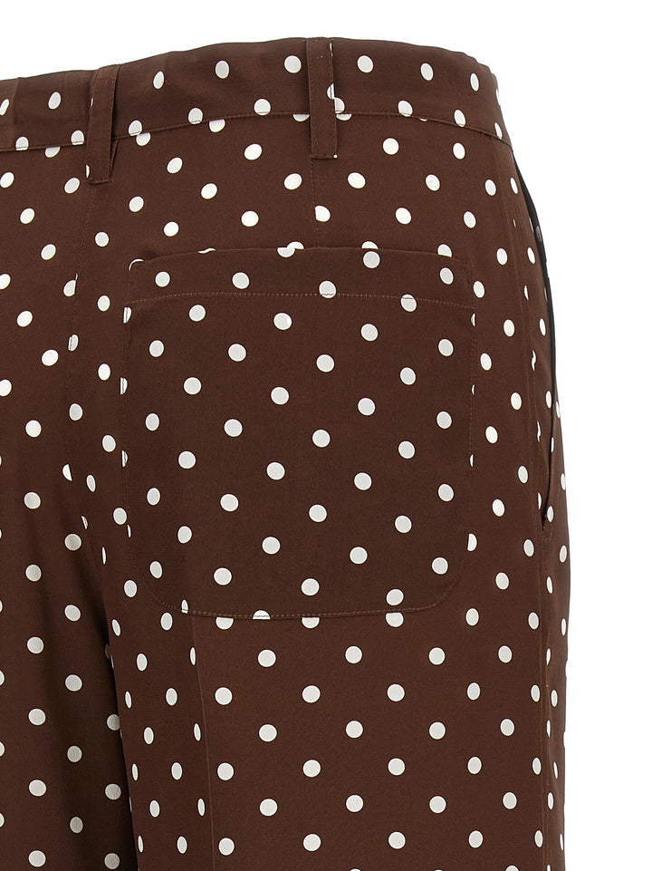 P.A.R.O.S.H. Sbillo Pants - Brown | b7424c35bf5429b67c8c45549fc591ee6ec4cf0c
