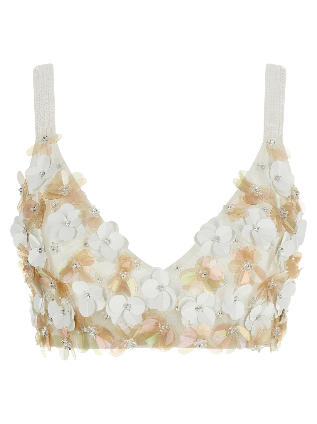 P.A.R.O.S.H. Gym Tops - White | f5a60af5c80efc6cbaff3085929ce8005c8e9eba