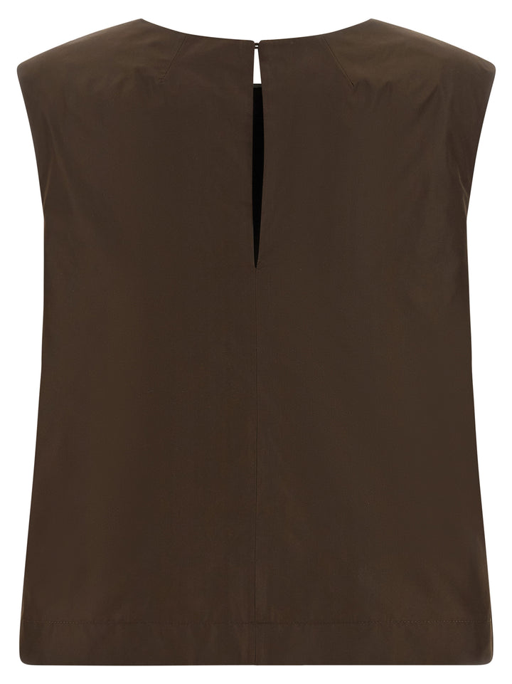 P.A.R.O.S.H. Pimpy26 Tops - Brown | e13786aca4c03a584e4b786c8c14a5c880cb2833