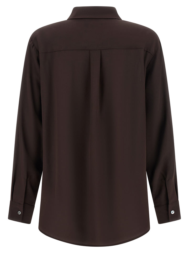 P.A.R.O.S.H. Sweet26 Shirt and Blouse - Brown | ba6b9bf97da8dd9975f09708280d0c46e3a3f14b