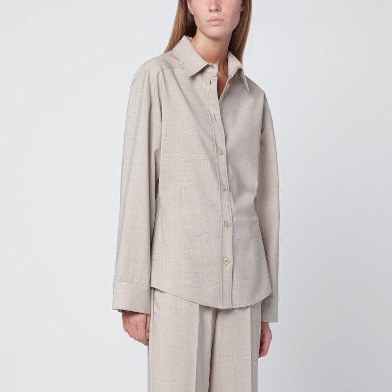 P.A.R.O.S.H. Shirts & Tops - Beige | 99f96c2cc1e39d92f92c753eec636b377eca4901