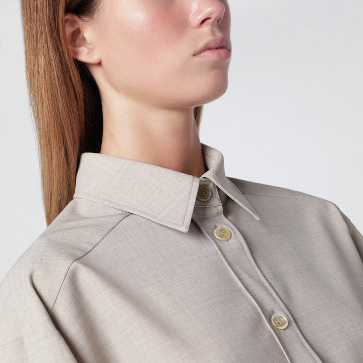 P.A.R.O.S.H. Shirts & Tops - Beige | 1fe739dbd23311ac19d5c7b6656400a06f911adf