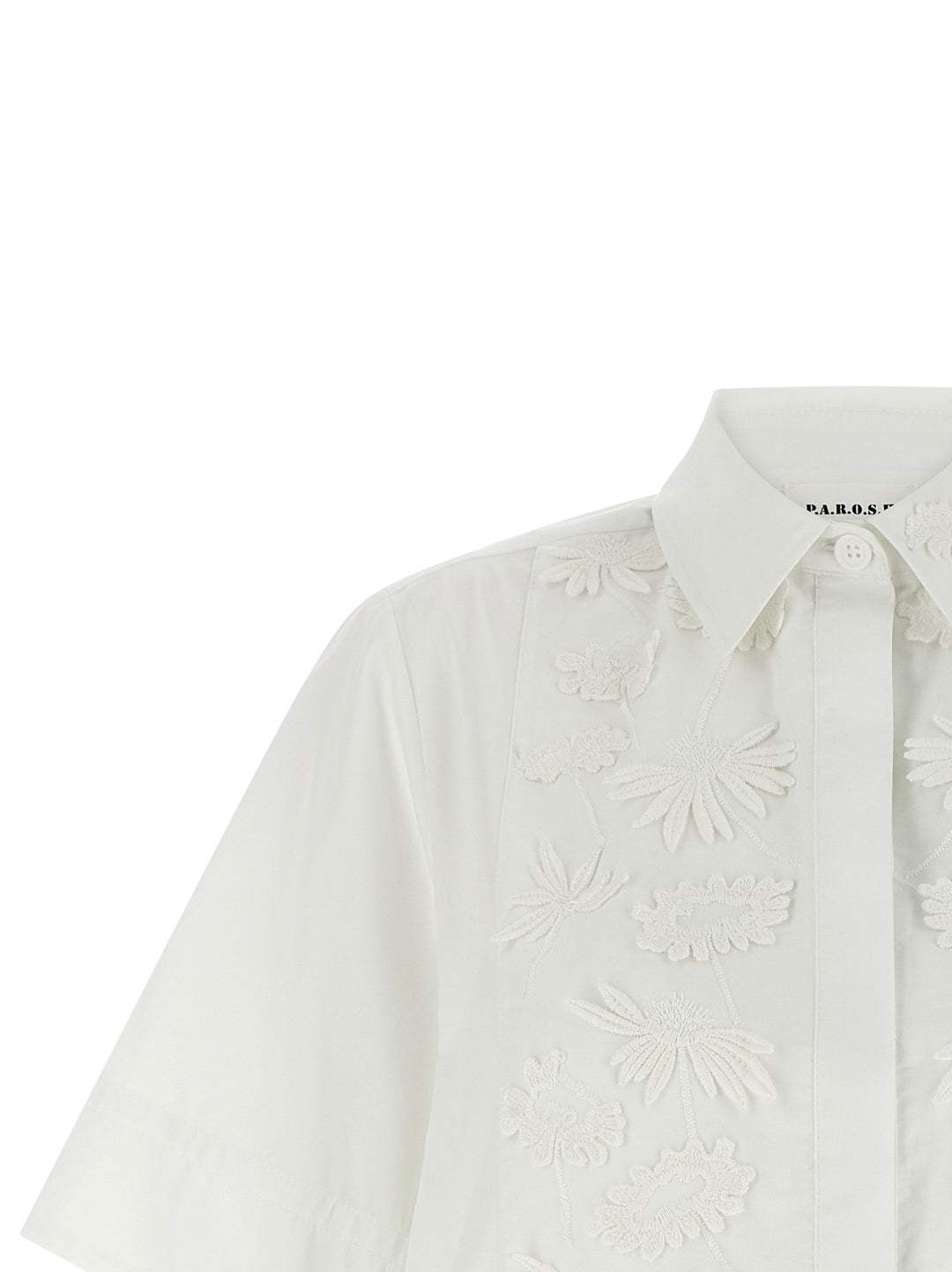 P.A.R.O.S.H. Cubo26 Shirt and Blouse - White | 508c693177a4ada84c888784d52707ab90fadcb5