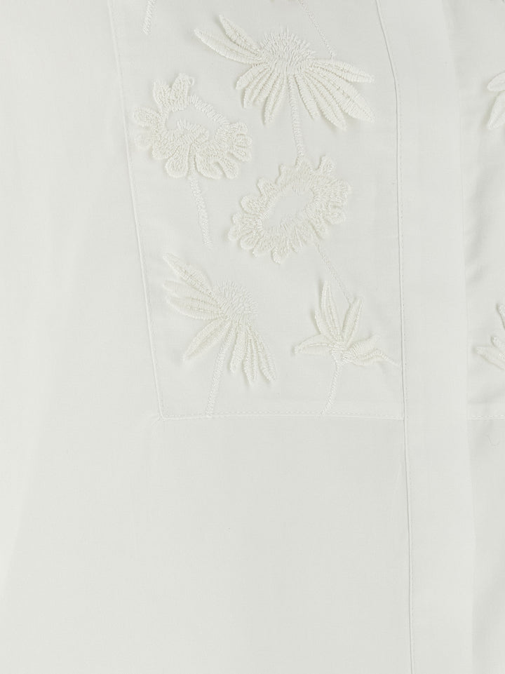 P.A.R.O.S.H. Cubo26 Shirt and Blouse - White | 5d33a2350ff1d2becddc5ee542df37934c5326bf