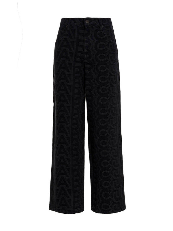Monogram Jeans Black