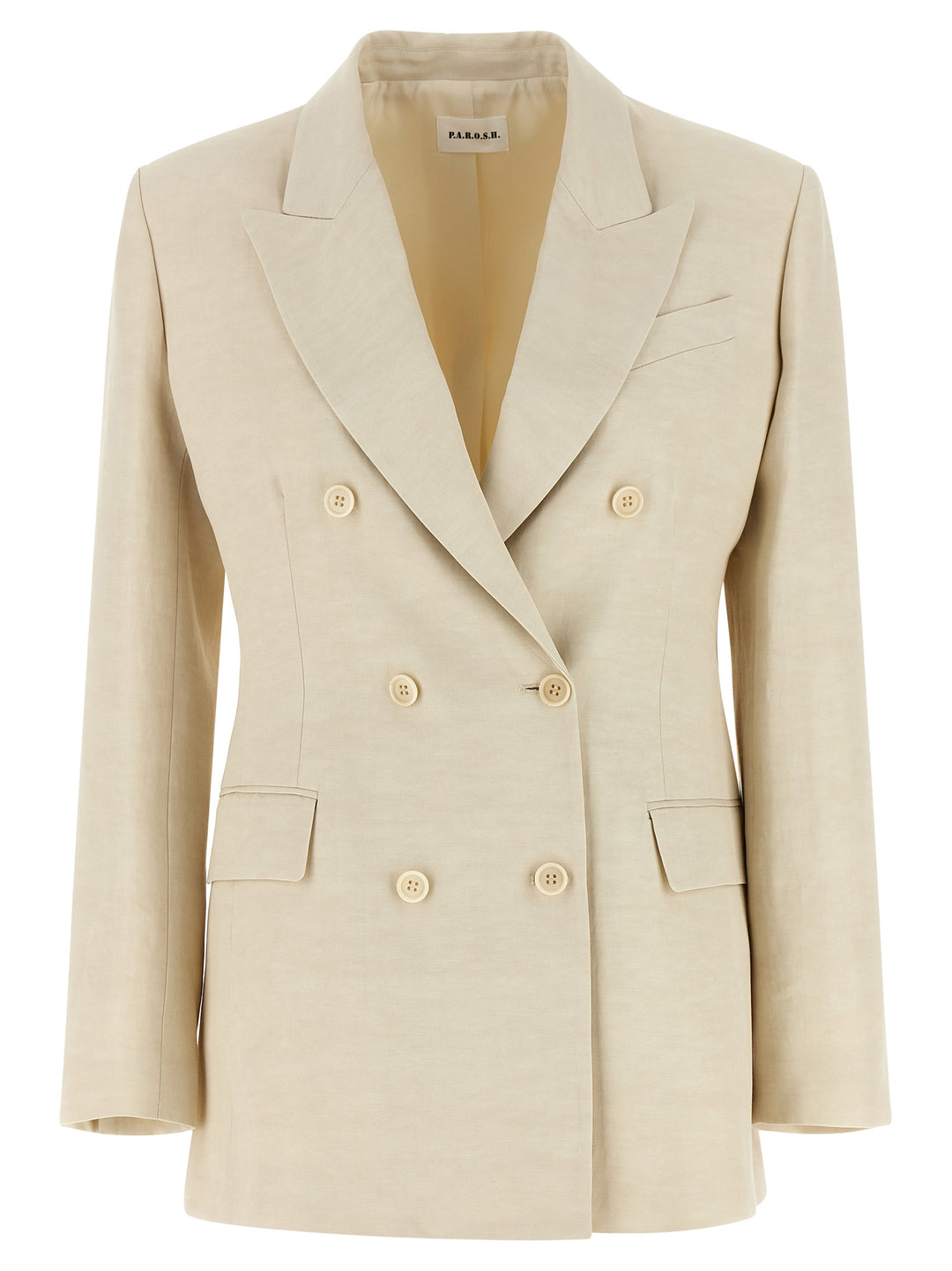P.A.R.O.S.H. Raisa BlazerS - Beige | ee26d6d8789ed85852375ff077cda805f3adf884