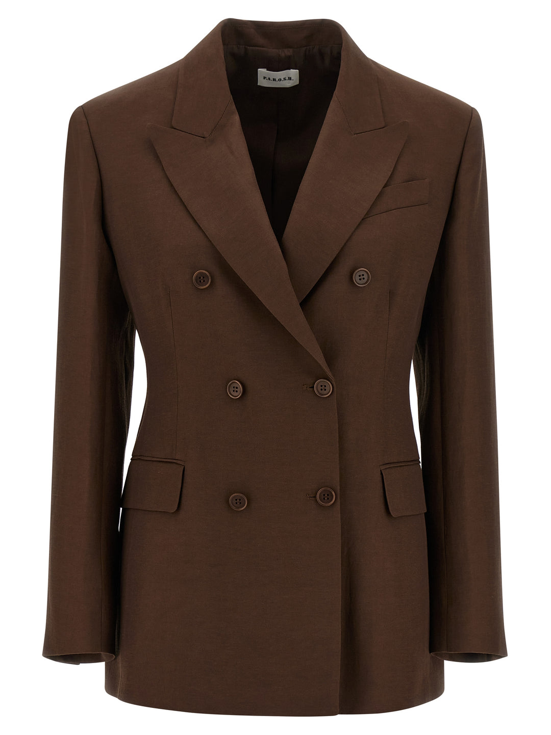 P.A.R.O.S.H. Raisa BlazerS - Brown | e0dfc167232d42f6d6ef7fbb66a63a38837be8df