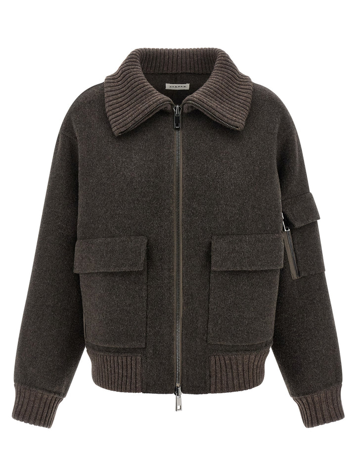 P.A.R.O.S.H. Leak25 Puffer Jackets - Brown | 778fcce9874a2976443b1751bfc8c9800e871e79