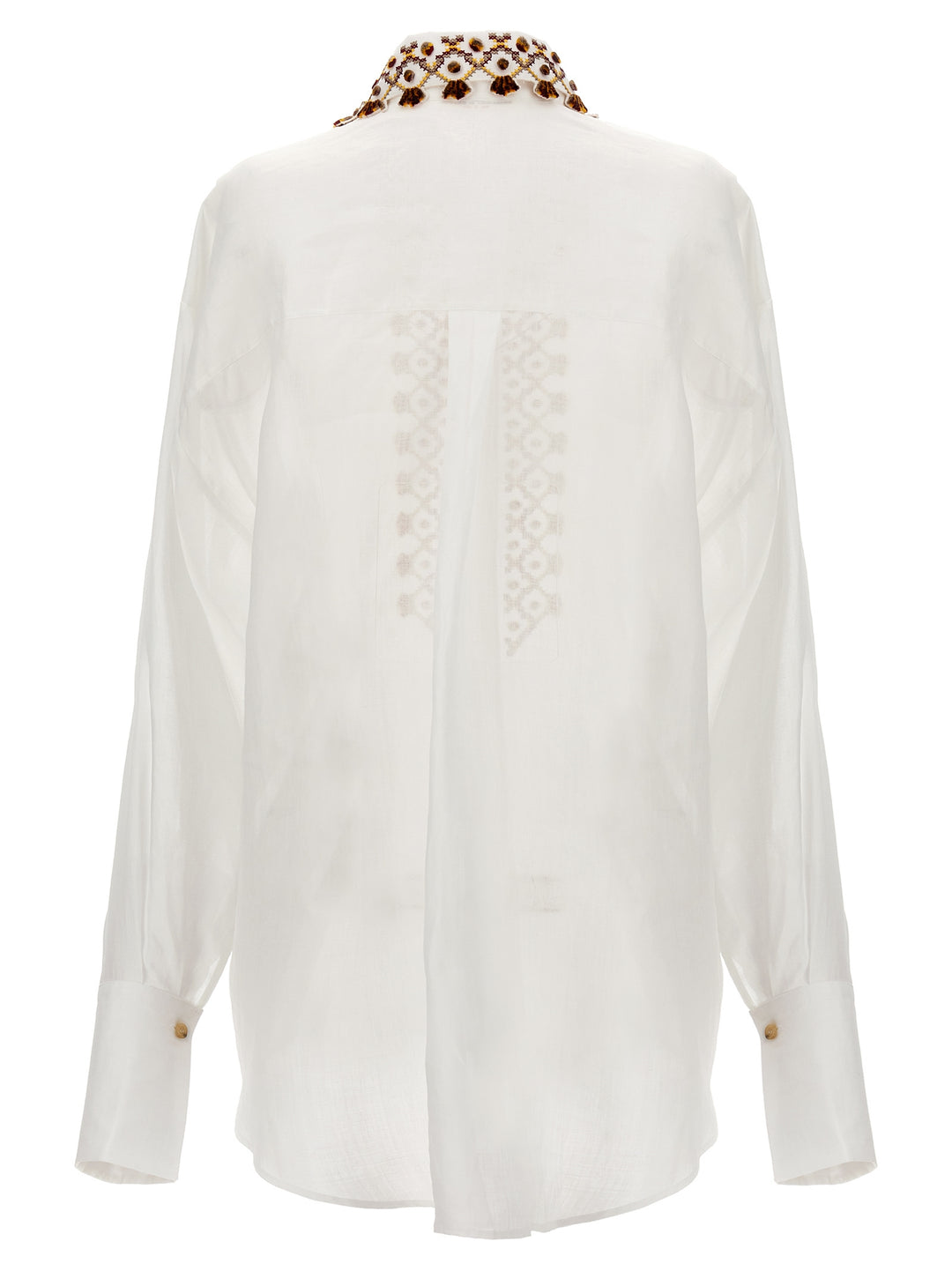 Embroidery Shirt Shirt, Blouse White