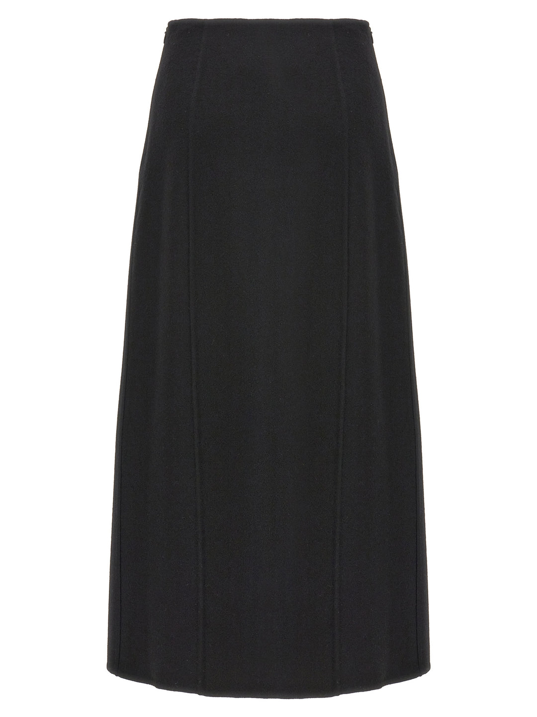 Long Cloth Skirt Skirts Black